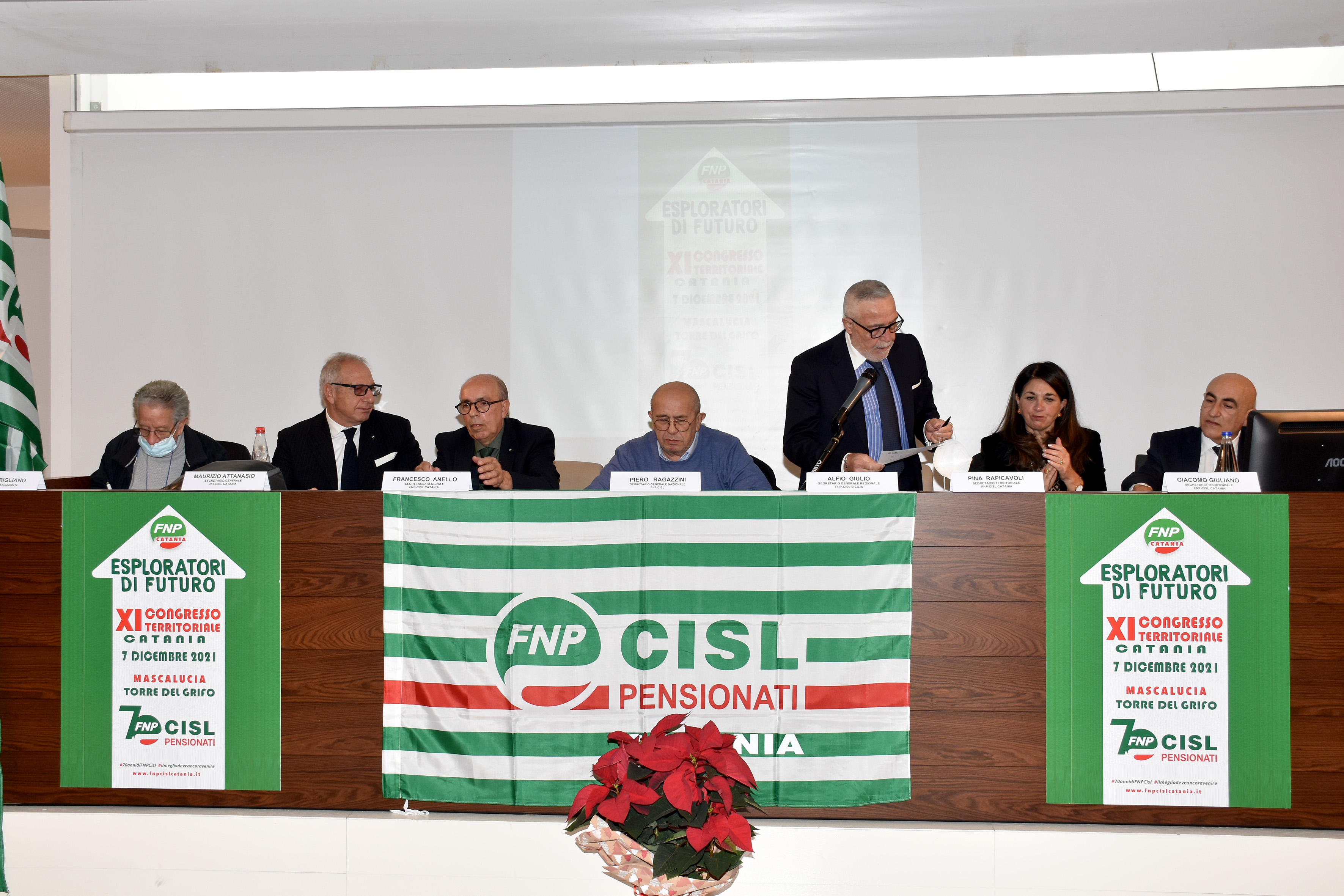 XI CONGRESSO TERRITORIALE FNP CISL CATANIA - 7 DICEMBRE 2021 TORRE DEL GRIFO  